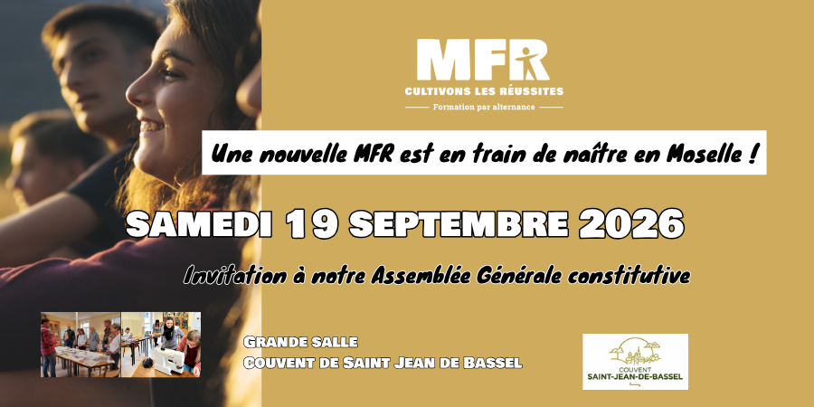 Accueil 12 Assemblee generale st jean de bassel MFR Grand Est