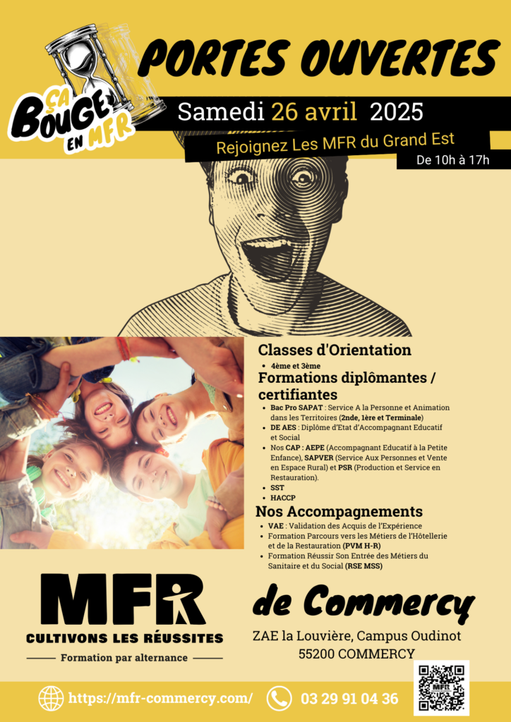 Actualités 1 Affiche Portes ouvertes 26 Avril 2025
